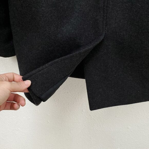 NWOT Isabel Marant Wool Blend Charcoal Short 4 pocket Double Breasted PeaCoat - Picture 13 of 16
